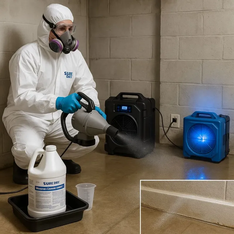 Sanitization and Odor Removal process in Mansfield, LA
