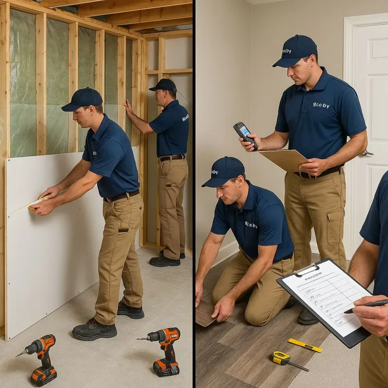 Repairs and Reconstruction process in Mansfield, LA